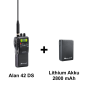 Preview: Alan 42 DS Multinorm CB-Handfunke 4 Watt AM - KFZ-Mobiladapter
