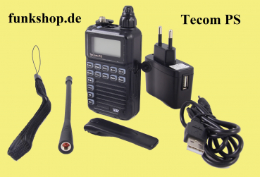 TEAM TeCom-PS VHF UHF Funkgerät max. 2Watt PMR16 Freenet VHF UHF Betriebsfunk