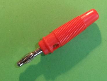 Bananenbueschelstecker Rot