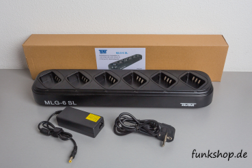 MLG 6-SL fach Multiladestation 6-fach Ladeschale mit Adapter