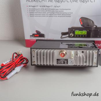 ALBRECHT AE 6491 VOX, CB Mobil, Multinorm 12/24V 4 Watt AM