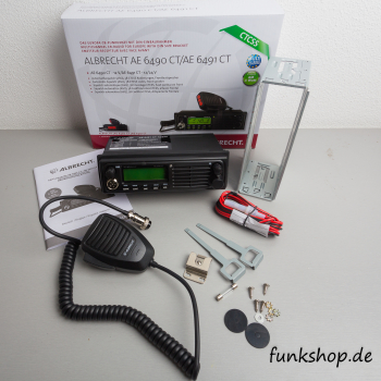ALBRECHT AE 6491 VOX, CB Mobil, Multinorm 12/24V 4 Watt AM