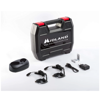 Midland XT50 Adventure, Kofferset, inkl. 2 Akkupacks 700mAh, Headsets MA21L, Doppelstandlader #1