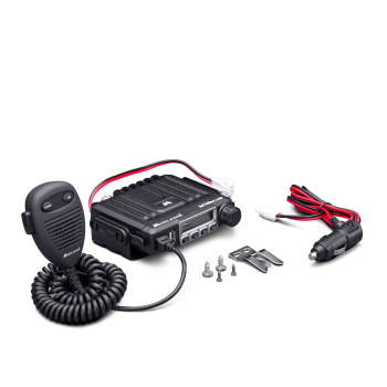 Midland M-Mini USB, CB-Funkgerät Multistandard mit USB-Ladebuchse, Mikrofon, Halterung