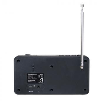 Albrecht DR 62 tragbares Digitalradio, DAB+/UKW integrierter Akku, Netz- oder Akkubetrieb
