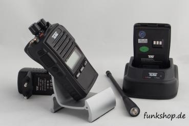 Team Tecom IPZ5 Kofferset mit 4 Geräten PMR16 Freenet VHF UHF Betriebsfunk