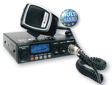 Midland Alan 78 Pro, CB Funk 12/24V 4 Watt AM, inkl. D4 Band