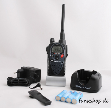 MIDLAND G9 Pro 16PMR+69LPD Stück, incl.Standlader und Akkus (1800 mAh)