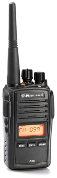 MIDLAND G18 Pro PMR, Stück, IP67, Standlader Steckerlader, Akku 1600mAh, Motorola