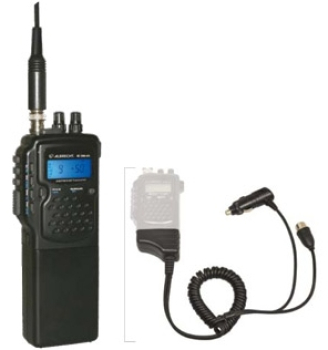 Albrecht  AE 2990 AFS, Handfunkgerät, AM/FM/SSB mit Mobiladapter