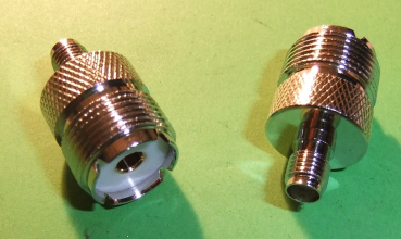 SMA-Reverse auf PL  Adapter Tecom FM