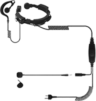 X-18-M Kehlkopfmikrofon Set für IPX5/-IPZ5/-IP2 HZ9