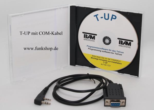 Programmiersoftware T-UP16 COM für TeCom-PS