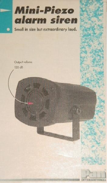 Piezo Alarm Sirene 120 dB