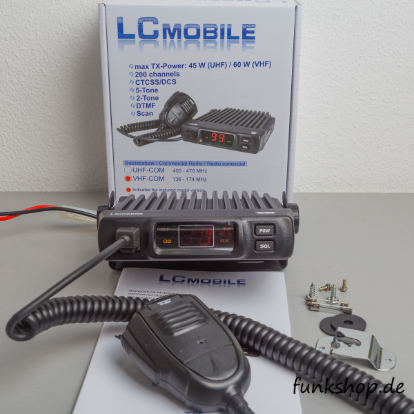 TEAM LCmobile UHF Betriebsfunkgerät Mobilfunkgerät