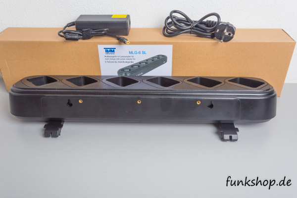 MLG 6-SL fach Multiladestation 6-fach Ladeschale mit Adapter