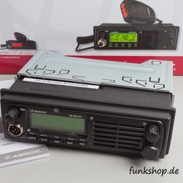 ALBRECHT AE 6491 VOX, CB Mobil, Multinorm 12/24V 4 Watt AM