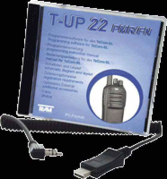 Software Tecom SL TEAM T-UP22-PMR-USB PC-Programmiersoftware PMR/FreeNet