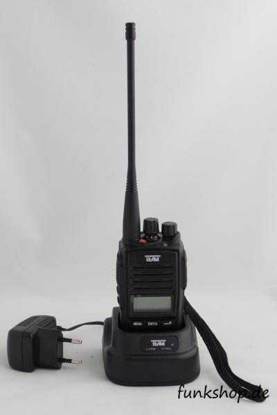 Team Tecom IPZ5 Kofferset mit 4 Geräten PMR16 Freenet VHF UHF Betriebsfunk