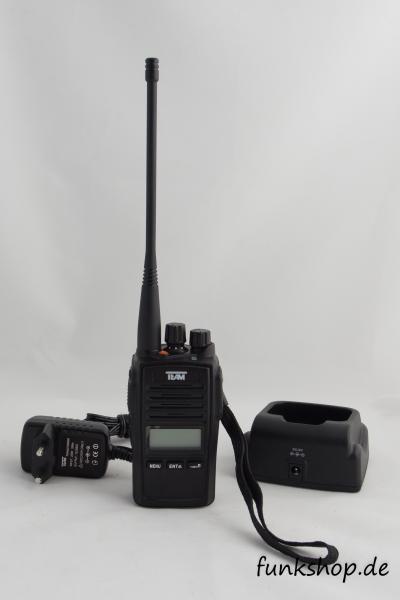 Team Tecom IPZ5 Kofferset mit 4 Geräten PMR16 Freenet VHF UHF Betriebsfunk