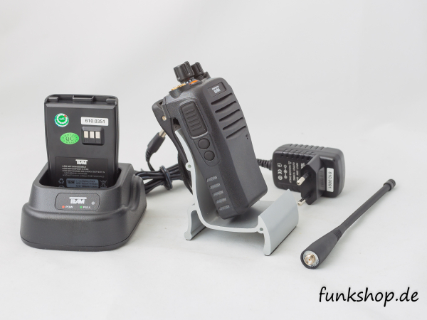 Team Tecom IP3 Kofferset mit 4 Geräten im Koffer PMR16 Freenet VHF UHF Betriebsfunk