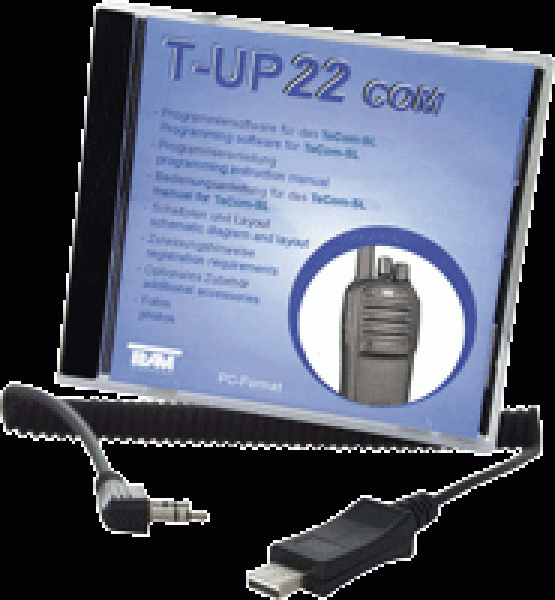 Software Tecom SL TEAM T-UP22 COM USB PC-Programmiersoftware Betriebsfunk