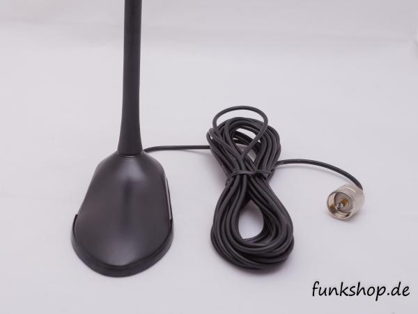 Team Tornado Magnetfußantenne VHF/UHF mit PL-Anschluss
