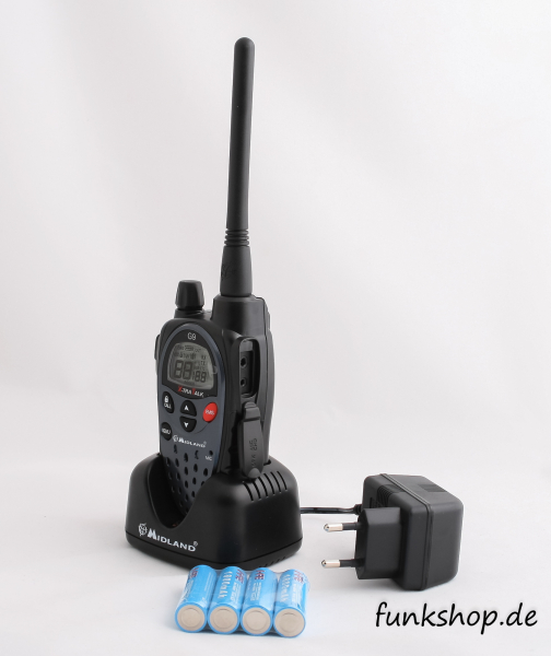 MIDLAND G9 Pro 16PMR+69LPD Stück, incl.Standlader und Akkus (1800 mAh)