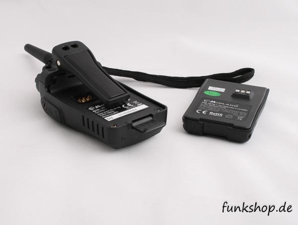 MIDLAND G15 Pro,PMR,Stück, Wasserdicht IP67 Standlader,Akkupack 1600 mAh,Gürtelclip