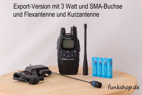 MIDLAND G7 Pro Einzelgerät 16PMR/69LPD 16Kanäle