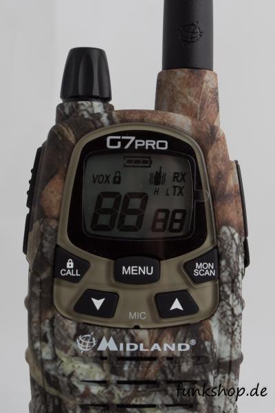 MIDLAND G7 Pro Einzelgerät Tarnfarben PMR/LPD