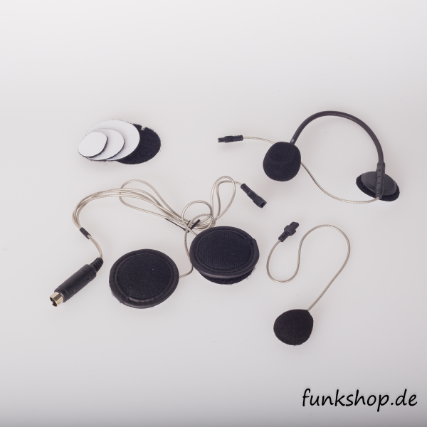 COHS Universal-Headset für Motorrad mit 2 Mikrofonen für Integral-& Jethelm