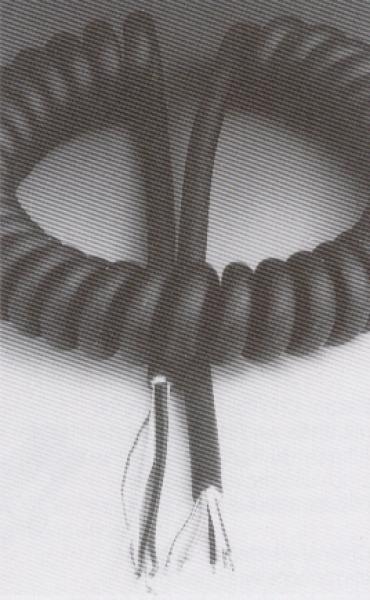 Mikrofon-Spiralkabel 6adrig (ca.1m)