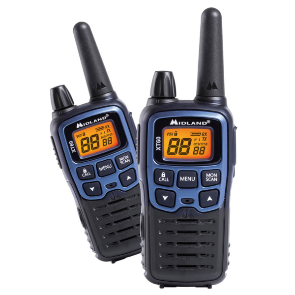 Midland XT60, Paar, PMR+LPD Schnell-Doppelstandlader, 700mAh Akku