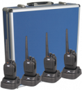 4er Profi-Kofferset TeCom-IPDA32 (COM UHF) Handfunkgerät