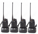 Team Tecom IP3 Kofferset mit 4 Geräten im Koffer PMR16 Freenet VHF UHF Betriebsfunk