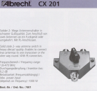 Antennenschalter 2fach Guss